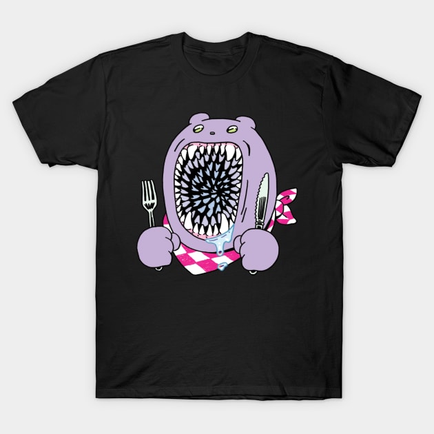 Toothy Bear T-Shirt by LillianXie